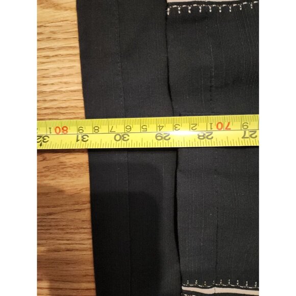 Cubavera Shirt Cuban Style Long Sleeve Black Men Size Large - Picture 9 of 9